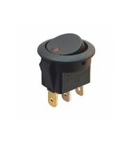 12 Volt Işıklı Anahtar on-off 3 Pin