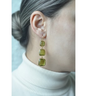 Kadir Jewellery 22 Ayar Altına Kaplama Kadın Sallantılı Küpe -El İşçiliği Ve Hipoalerjenik Küpe