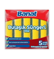 Düz Bulaşık Süngeri 5li