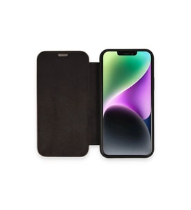 Apple İphone 12 Kılıf Dolpin Kapaklı - Siyah