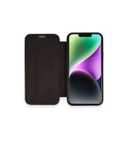Apple İphone 12 Kılıf Dolpin Kapaklı - Siyah