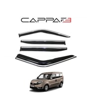 Fiat Doblo 2015-2022 Yıl Aralığı Uyumlu Cam Rüzgarlığı Kromlu 4 Parça