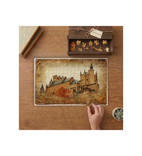 Kale nostalji Resimler - Manzara Tasarımı 240 parça Ahşap Puzzle Ahşap Kutuda MP01214