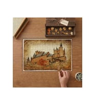 Kale nostalji Resimler - Manzara Tasarımı 240 parça Ahşap Puzzle Ahşap Kutuda MP01214