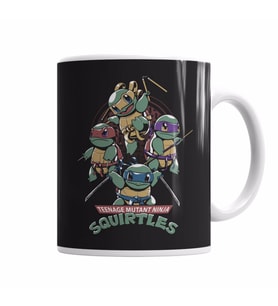 Squirtles Ninja Kaplubağlar Kupa Bardak Porselen