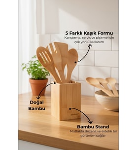 Ravioli Max 5 Parça Kaşık Seti, şık ve dayanıklı mutfak gereçleri