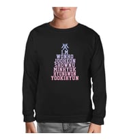 Monsta X - I.M Siyah Çocuk Sweatshirt