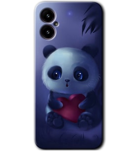 Omix X5 Kılıf HD Desen Baskılı Arka Kapak - Bebek Panda
