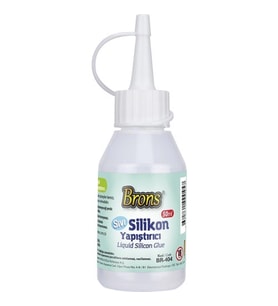 Brons Silikon Sıvı Yapıştırıcı 50 Gram Sıvı Silikon Yapıştırıcı (24 Lü Paket)