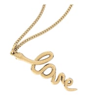 Chocli 18 Ayar Altın Kaplama Love Snake Kolye