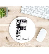 Kişiye Özel Atatürk Resimleri İle Bezenmiş F Harfli İsimli Baskılı Mouse Pad