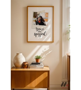 Kişiye Özel You Are Special Polaroid Poster, Ahşap Çerçeveli Duvar Tablosu
