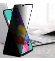 Xiaomi Redmi Note 10 New 5D Privacy Hayalet Cam Ekran Koruyucu (Siyah)