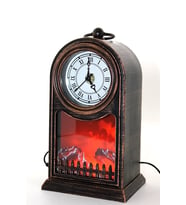 Led Işıklı Saatli Şömine Aalk2509