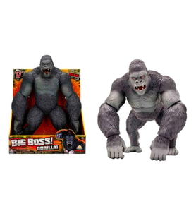 Primal Clash Büyük Patron Goril 43 cm Dev Boy, 16 Hareketli Eklem ve Açılabilir Çeneli Mega Figür