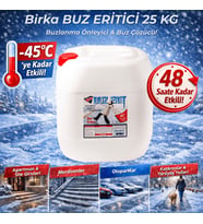 Birka Buz Eritici 25 Kg – Buzlanma Önleyici ve Buz Çözücü, -45°C, Magnezyum Klorürlü