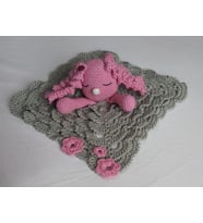 Uykucu Şirin Tavşan Uyku Arkadaşı Amigurumi Organik Oyuncak