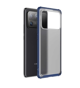 Xiaomi Mi 11 Ultra Kılıf Kamera Çıkıntılı Airbag Tasarım Sert Silikon (Lacivert)