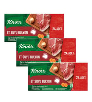 Knorr Et Suyu Bulyon 24 lu 240 Gr x 3 Adet