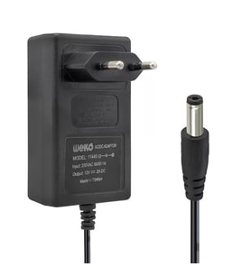 Weko 12 Volt 2 Amper 24 Watt Plastik Kasa Priz Tipi Adaptör (5.5X2.5 Uçlu)