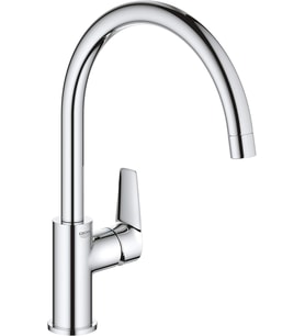 Grohe Start Edge Quickfix Eviye Bataryası 360˚ Dönüş Açısı, Krom, 31369001 (Çok Renkli)