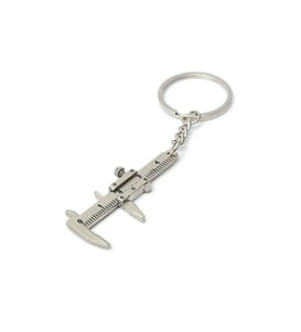 SPELT Mini Vernier Kumpas Cetvel Ölçer Anahtarlık 3 cm