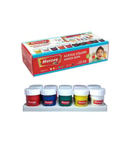Akrilik Boya 10 Renk 25 ml 1 Paket Akrilik Boya Seti 10 Lu Kağıt Tuval Ahşap Cam Duvar Metal Boyama (Karışık)