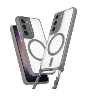 Samsung Galaxy S23 Plus Kılıf Enka Magsafe Silikon Kılıf - Titan Gri