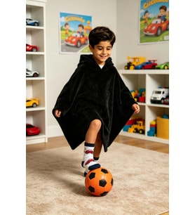 Giyilebilir Hoodie Battaniye Çocuk Boy 5-11 Yaş
