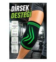 Elastik Kompresyon Dirsek Desteği Spor ve Günlük Kullanım İçin Nefes Alabilir Dirseklik