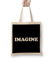 Imagine Life Without Unicorns Bez Çanta Uzun Saplı