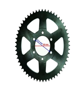 Cross 200 Arka Dişli Ramzey 428-56T İç 64 Mm 6 Delikli Öm