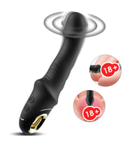PRIME TOYS Joyblade Şarjlı Esnek G Nokta ve Klitoris Uyarıcı Yapay Penis Vibratör - Siyah
