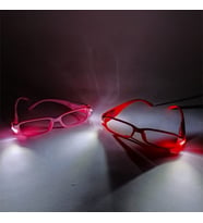Renkli Led Işıklı Kitap Okuma Gözlüğü