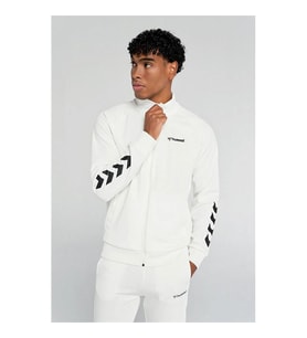 Hummel Falconzo Zıp Jacket Beyaz Erkek Sweatshirt 921133-9003