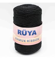 Angel Çanta Aksesuar Siyah Renk Pamuk Ribbon No:7