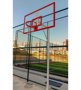 Standart Basketbol Potası Yaylı Çember 105*180 12 mm Akrilik Cam Panya