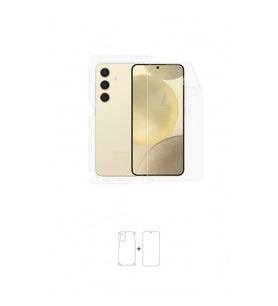 Samsung Galaxy S24 Ön, Arka ve Yan 360 Derece Tam Kaplama Poliüretan Film