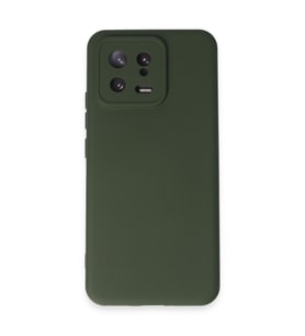 Mi 13 Kılıf Nano Içi Kadife Silikon - Koyu Yeşil