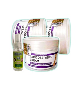 Süper West & Month Varicose Veins Bakım Kremi 100 ml x 3 adet + Çörek Otu Yağı 30 ml