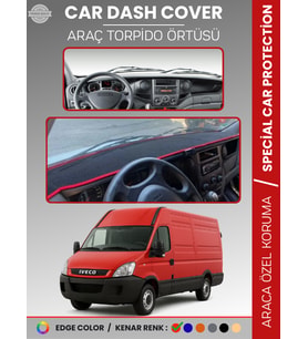 IVECO DAILY (2011-2014) Torpido Örtüsü Panel Torpido Koruma Araca Özel Tam Uyum Kaymaz Kolay Montaj