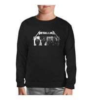 Metallica - Grup Elemanları Wall Siyah Çocuk Sweatshirt