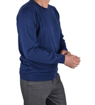 RYM-22920 BİSİKLET YAKA KAZAK (Lacivert)