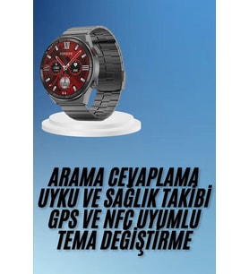Çağrı Cevaplama Sesli Asistan Çoklu Dil Desteği 5.0 Bluetooth Akıllı Saat