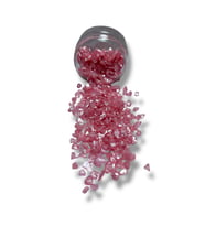 Epoksi Çalışmalarınız İçin Parlak Cam Kırıkları 4-8 mm ŞEKER PEMBE 100 gr