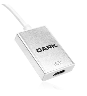 DARK UGA33 DK-AC-UGA33 0.15metre USB-HDMI Çevirici Adaptör Gümüş