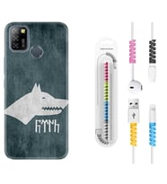 INFINIX Smart 4 5 6 Zero 8 S5 Pro Kılıf Kablo Koruma Spiral Silikon Göktürk 2 1411