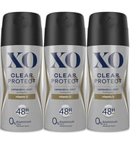 XO Deodorant 150ML Men-Erkek Clear & Protect (3 Lü Set)