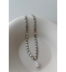 Pearl Drop Chain – İnci Damla Zincir Kolye