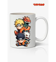 Naruto Anime Temalı Beyaz Kupa Bardak Sevgiliye Arkadaşa Hediye
